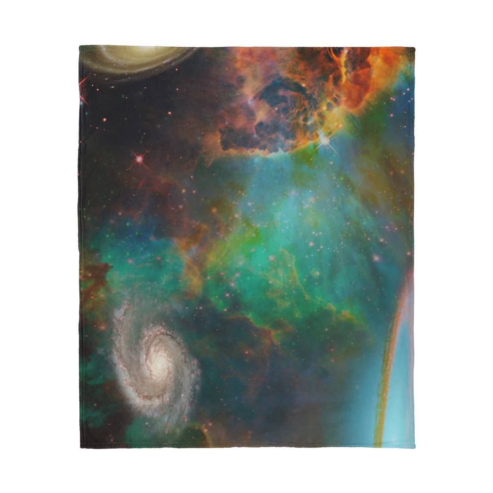 Jersey Fleece Blanket 50" x 60"  Galaxy limited edition