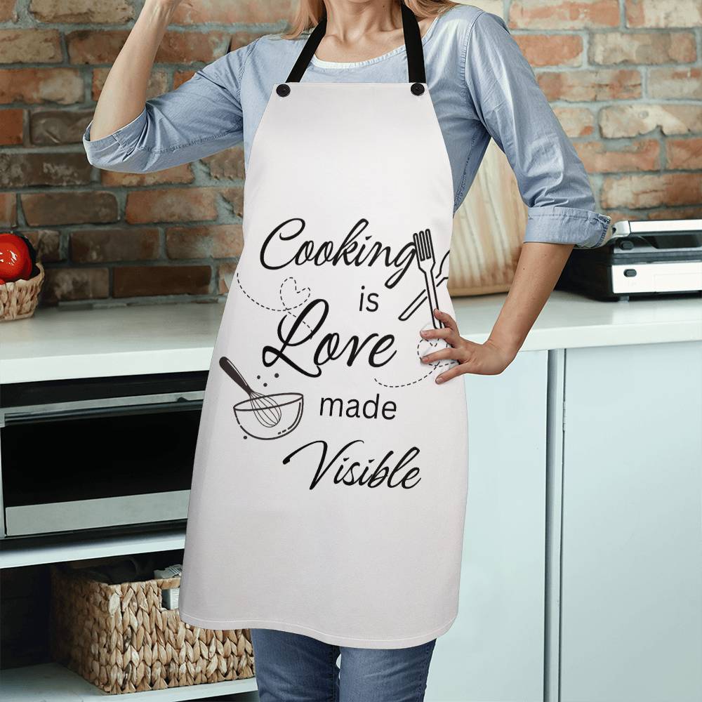 Cooking is Love Made Visible apron