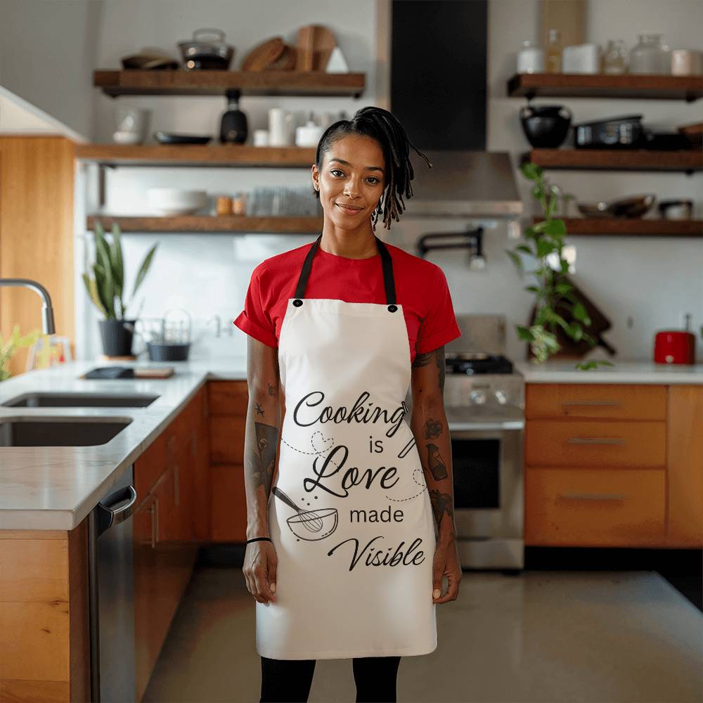 Cooking is Love Made Visible apron