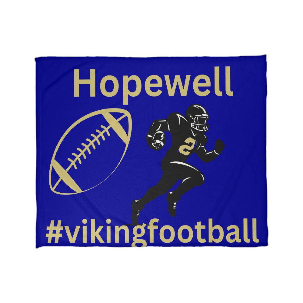 Hopewell Football    Coral Fleece Blanket (4:3)