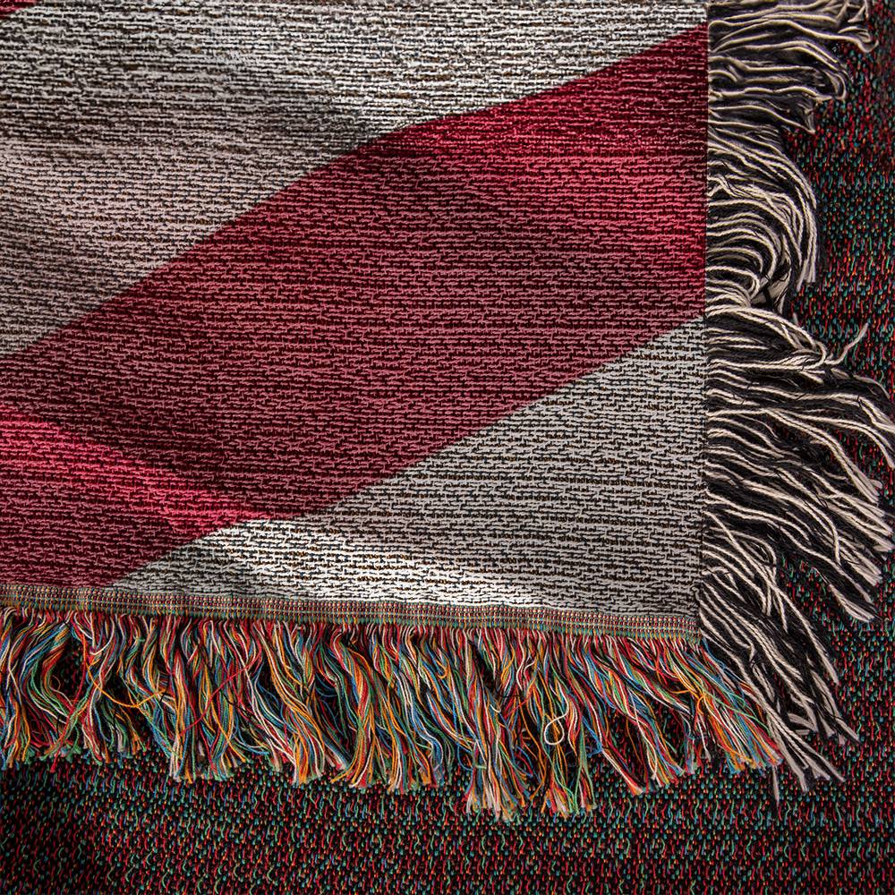 Heirloom Artwork Woven Blanket  Flag