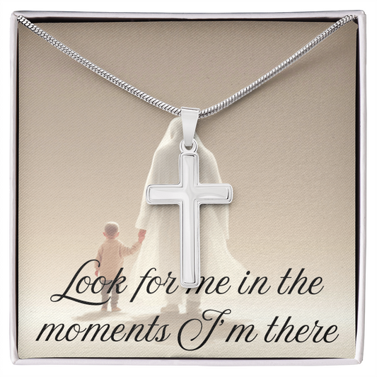 Memorial;    Artisan Cross Necklace