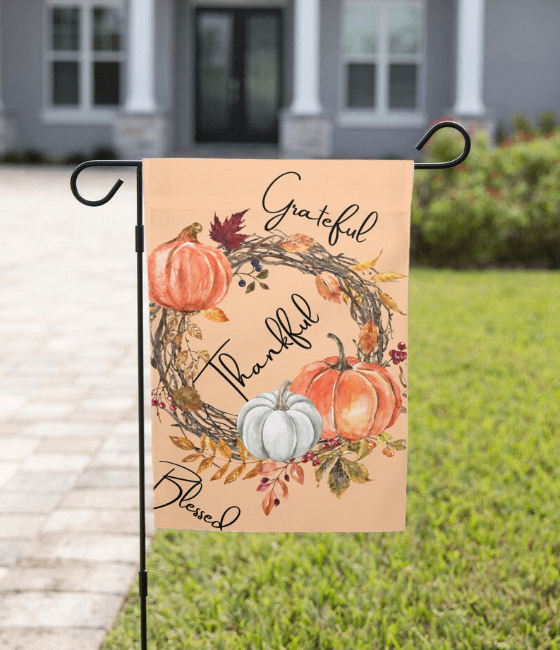 Grateful Fall Flag