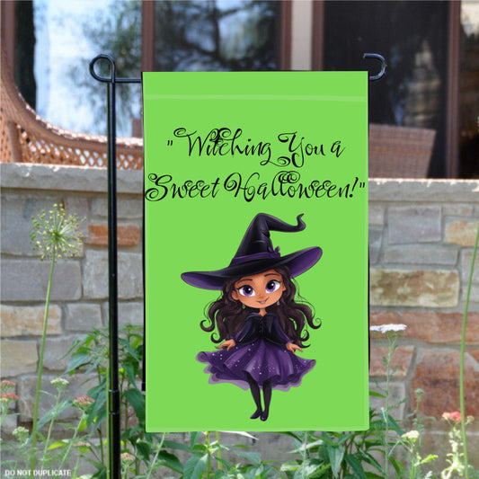 Garden Flag - 24" x 36"  Witch