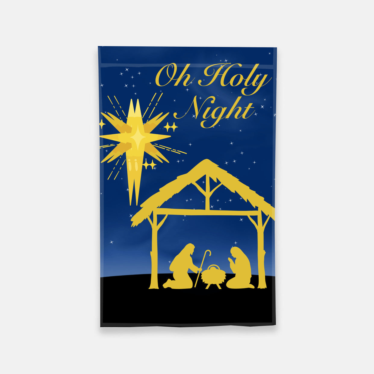 Garden Flag - 24" x 36" Oh Holy Night