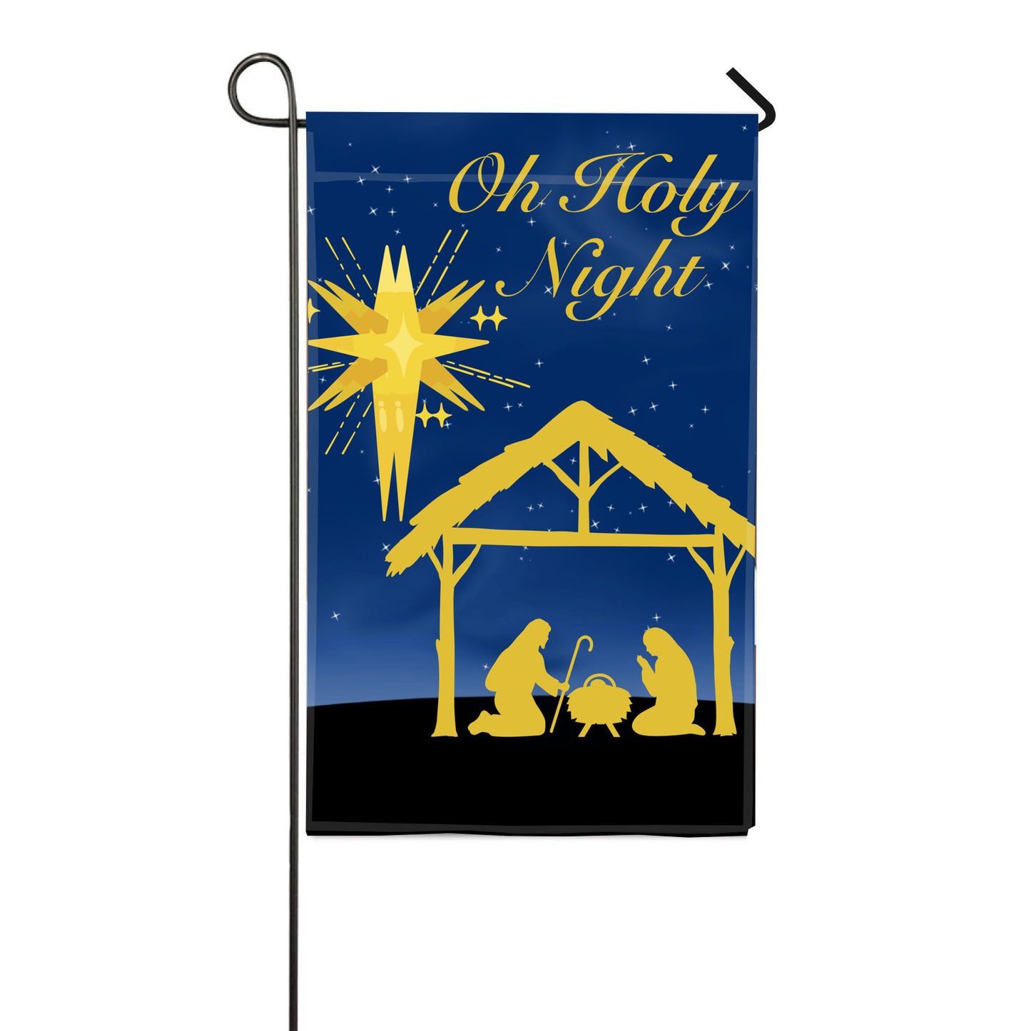 Garden Flag - 24" x 36" Oh Holy Night