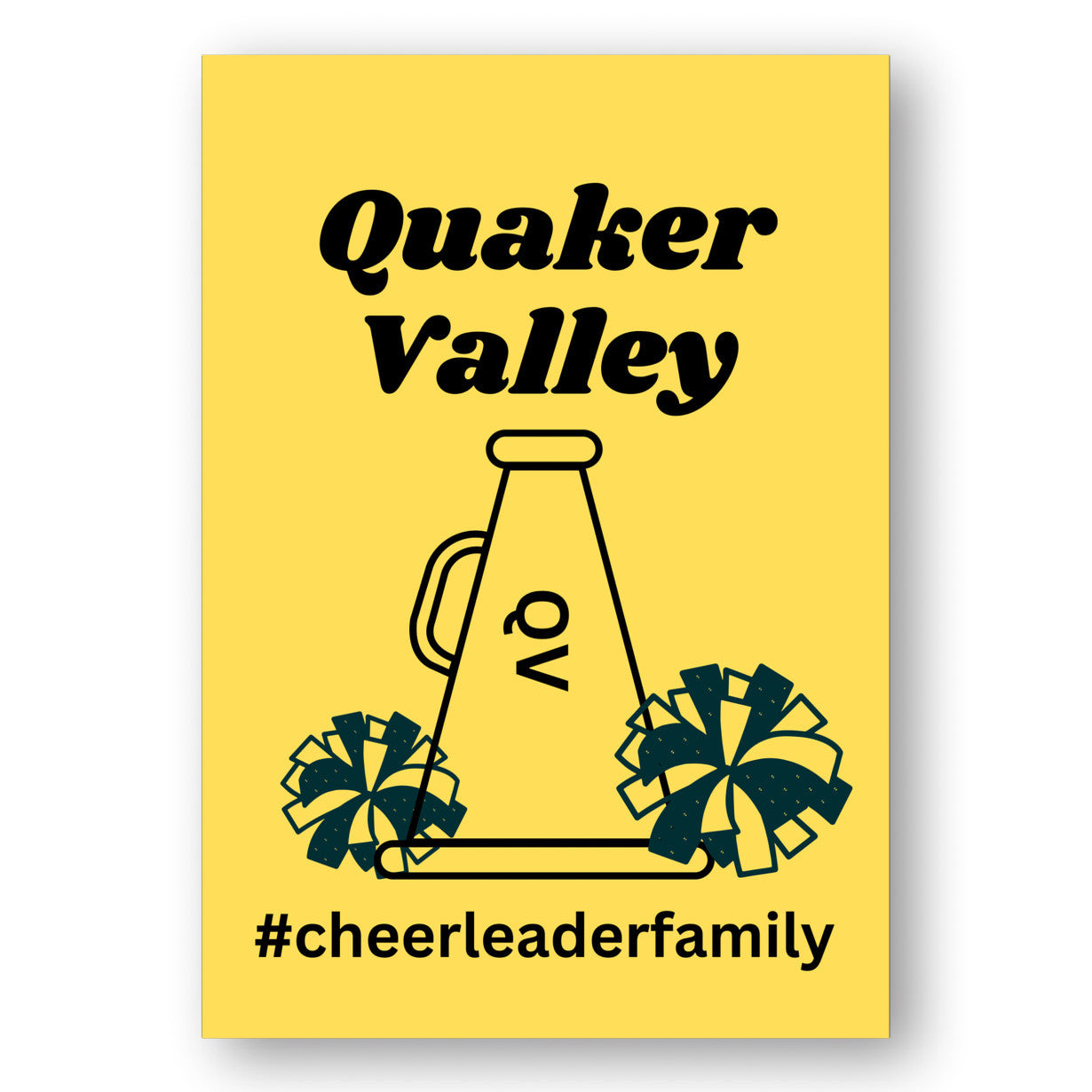 Medium House Flag 18in x 27in Single-Sided  Quaker Valley